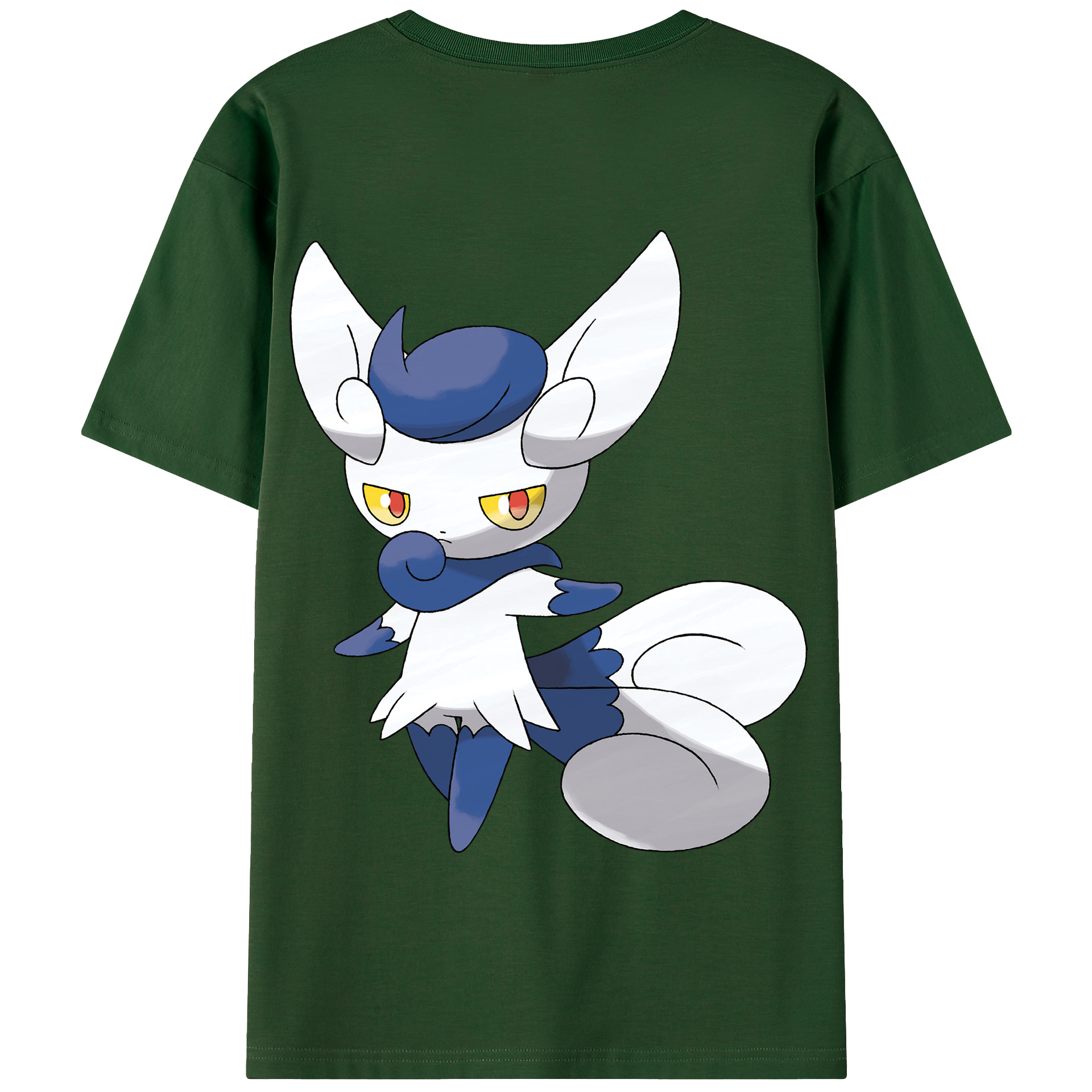 （画像用） ポケットモンスター Pokémon 綿100％半袖Tシャツ（背面プリント）